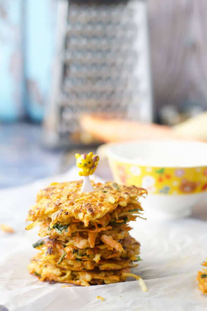 Frittelle di carote e pastinaca