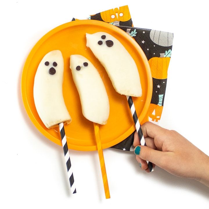 Banane fantasma congelate ("Boo"nanas)