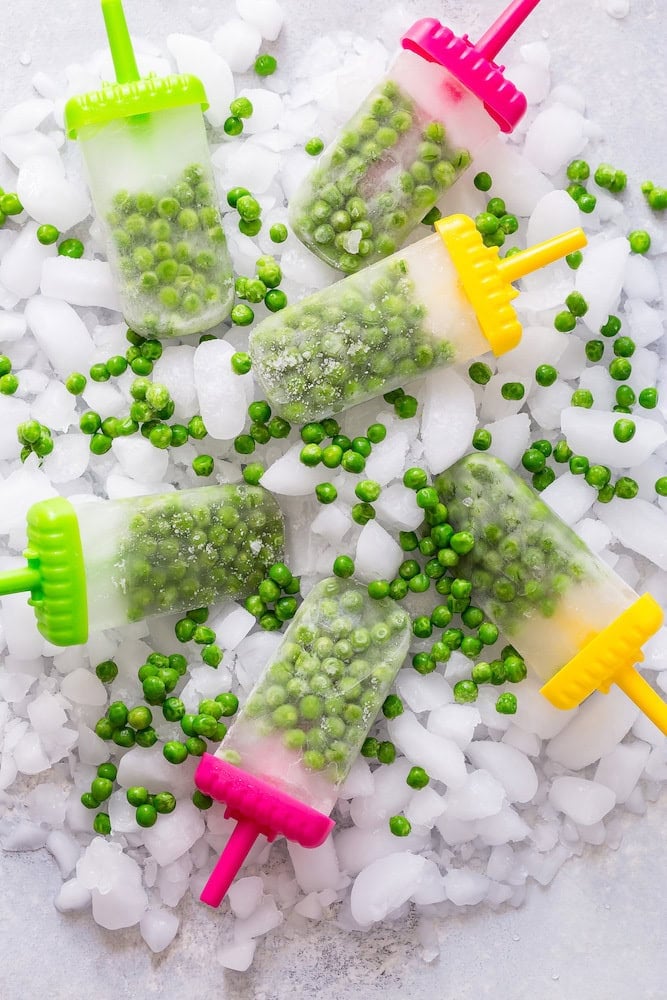 Frozen Pea Popsicles