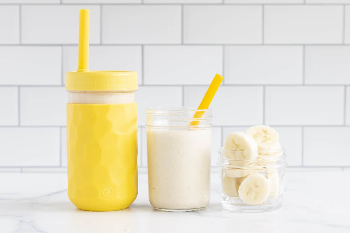 Frullato di banane con yogurt