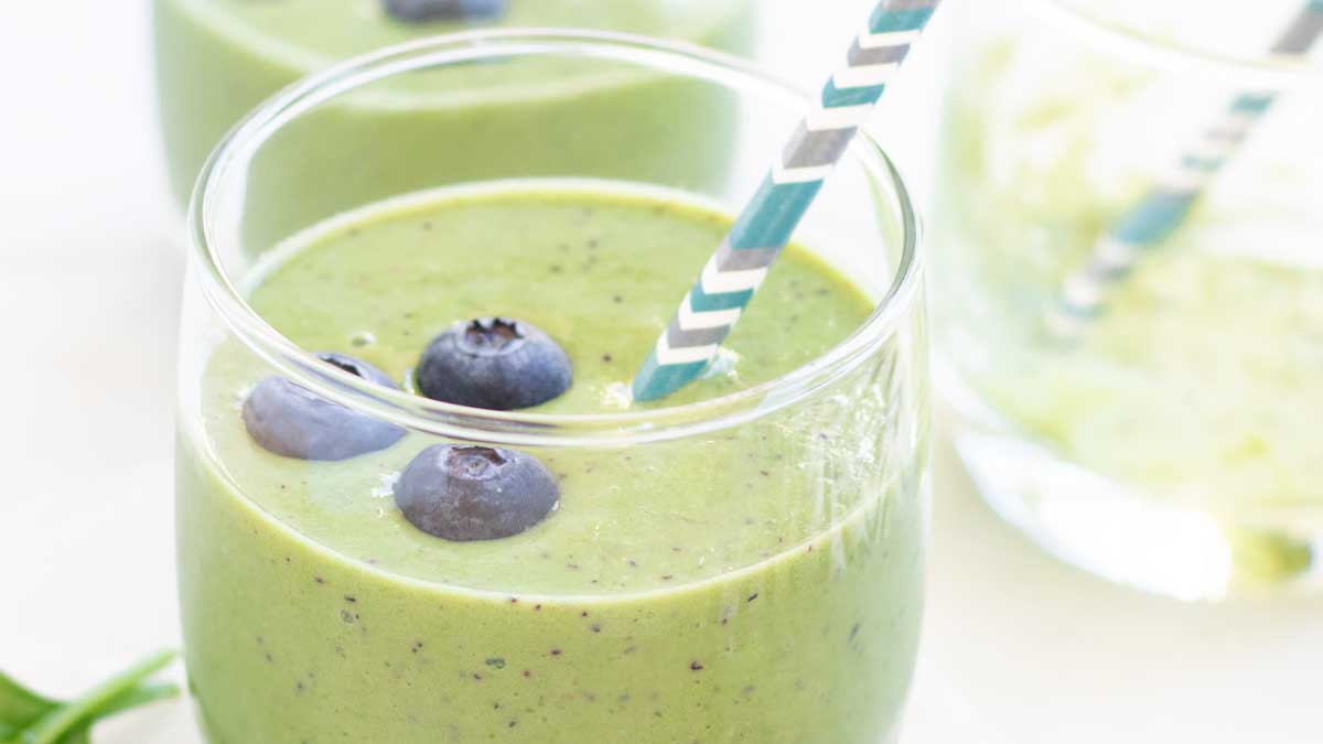 Frullato verde per bambini e neonati