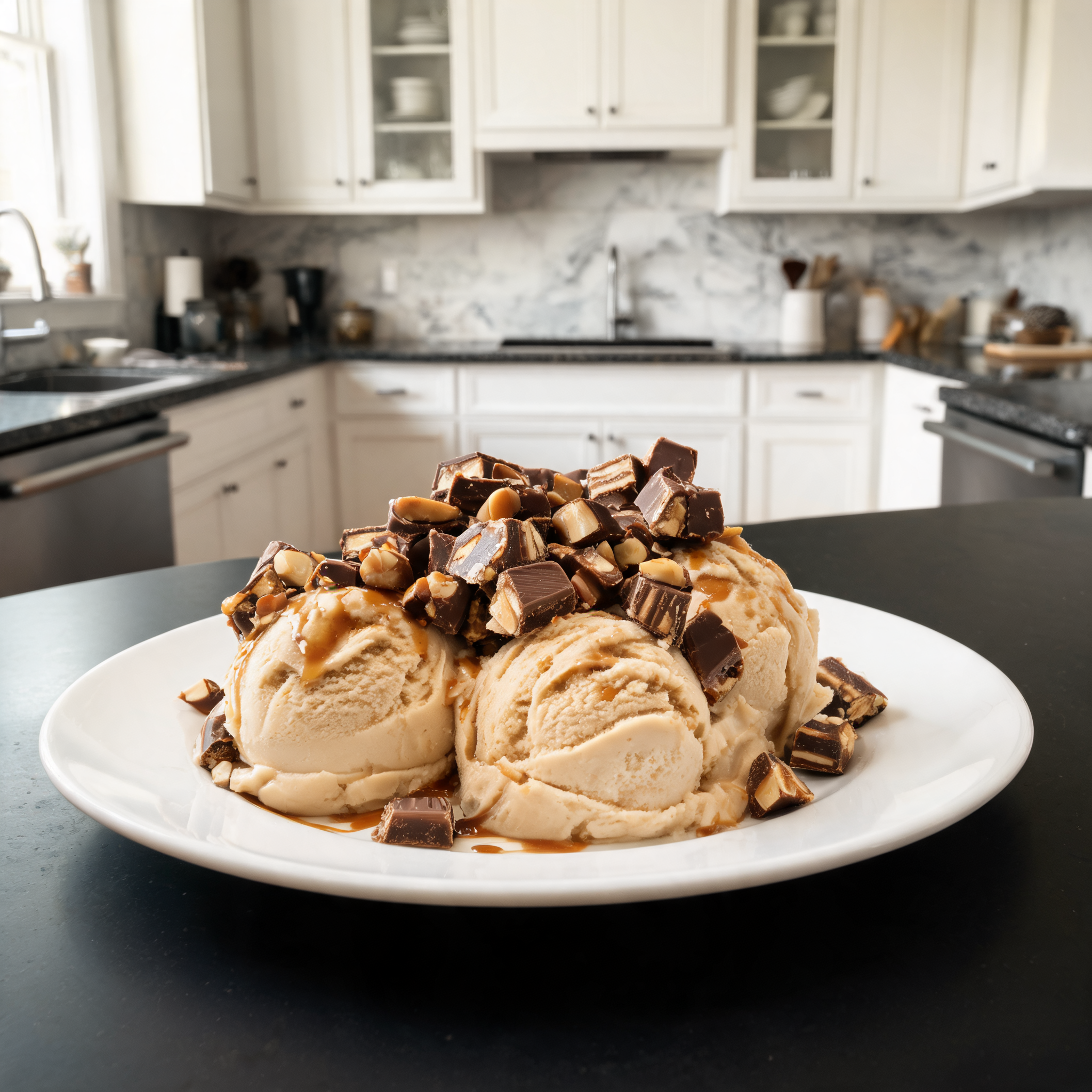 Gelato Proteico Snickers Fai-da-te