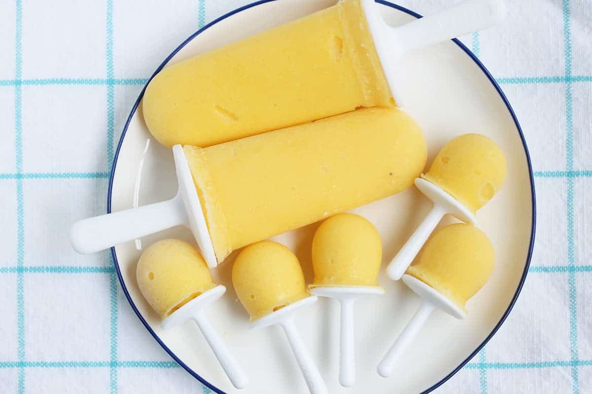 Ghiaccioli al mango facili (2 ingredienti!)
