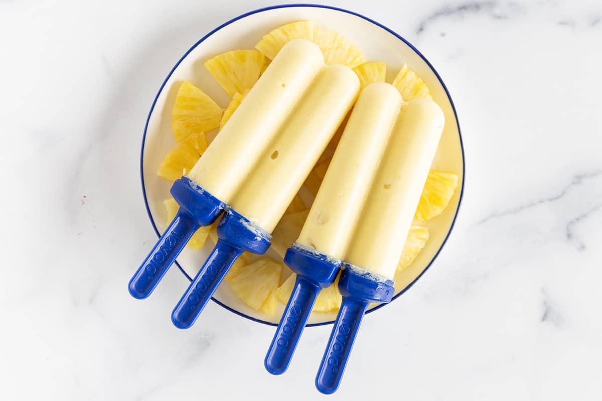 Ghiaccioli all'ananas