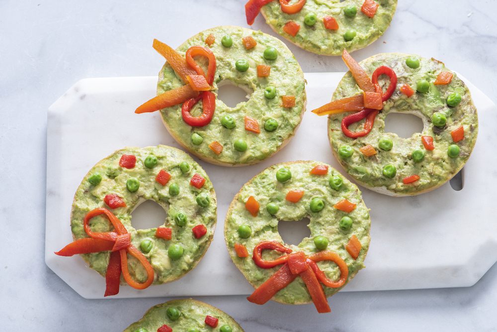 Ghirlande di bagel di Natale