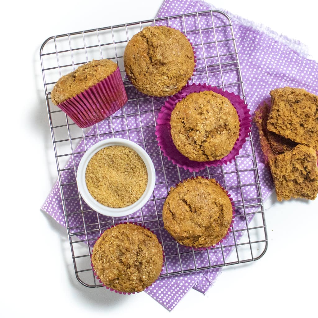Muffin salutari e alla banana con pan di zenzero, preferiti dalla famiglia