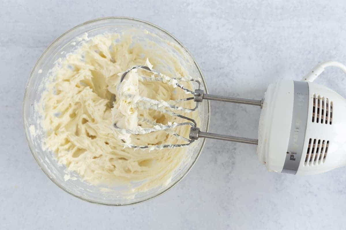 Glassa di formaggio cremoso preferita