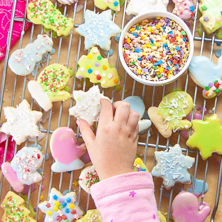 Biscotti di zucchero richiesti dai bambini, perfetti per decorare