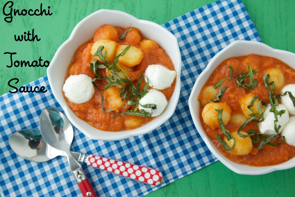 Gnocchi paradisiaci al sugo di pomodoro
