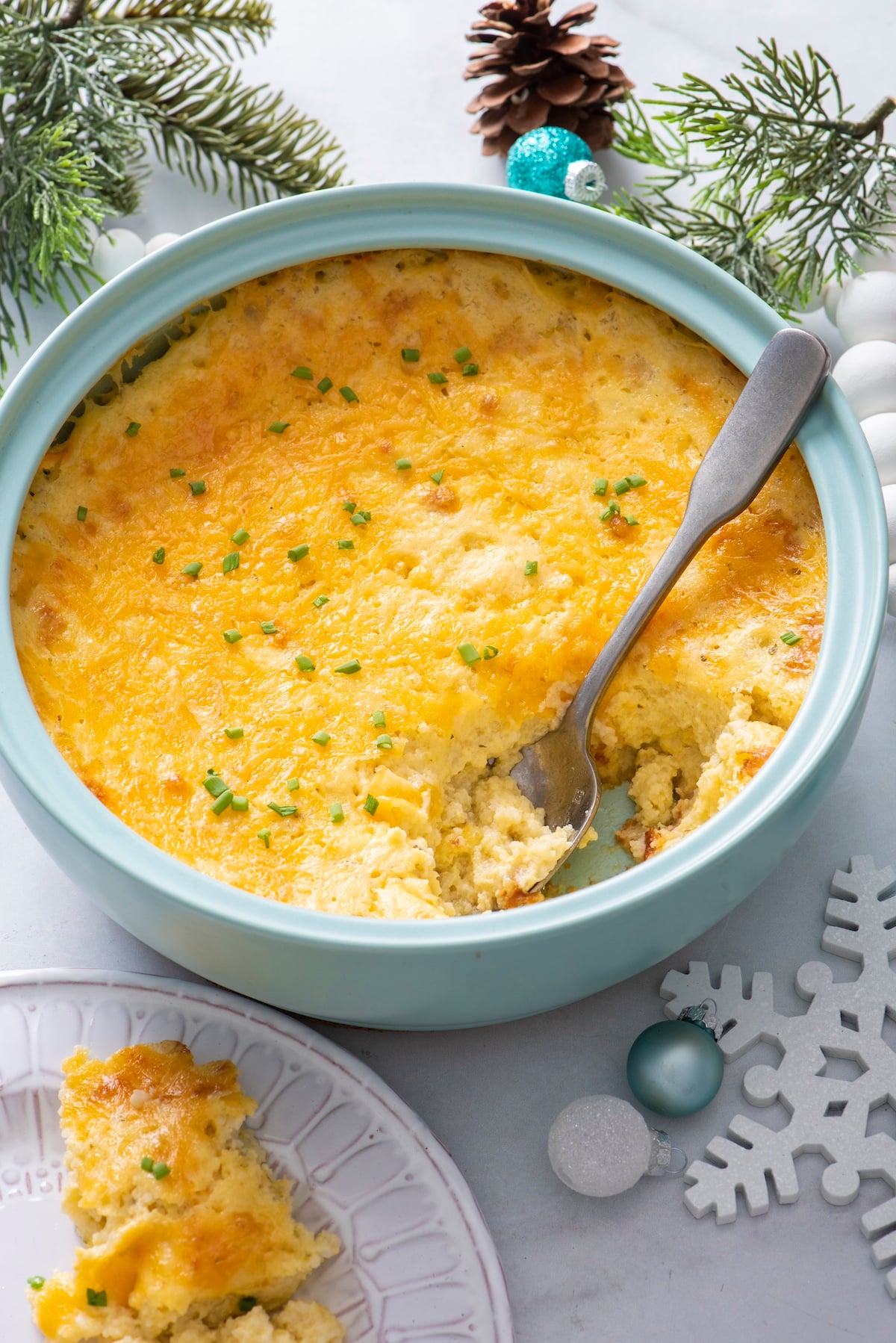 Grits al formaggio (polentina di mais)