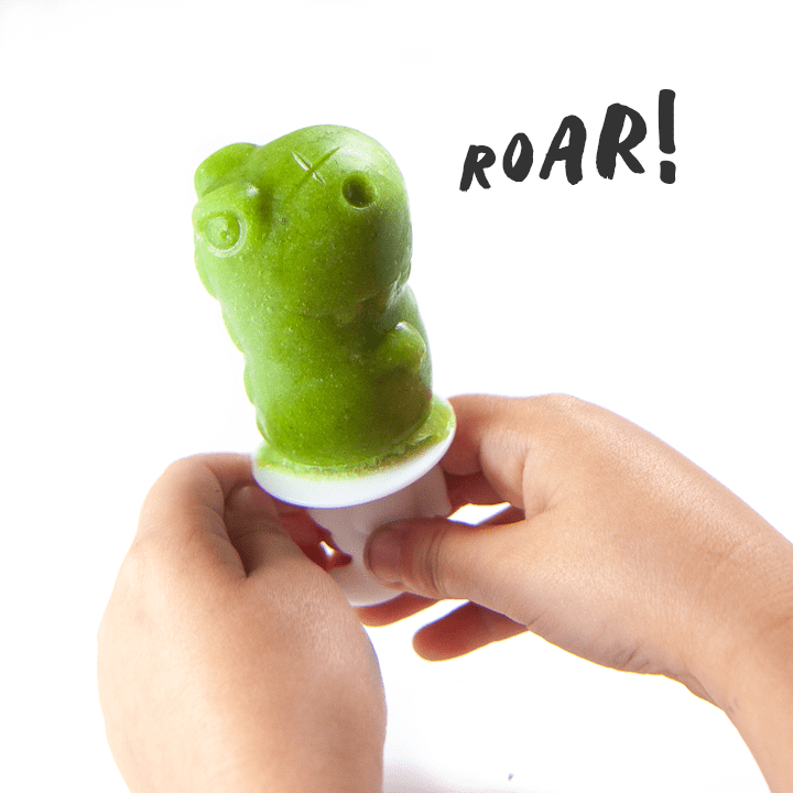 Ghiaccioli frullato tropicale verde richiesti dai bambini