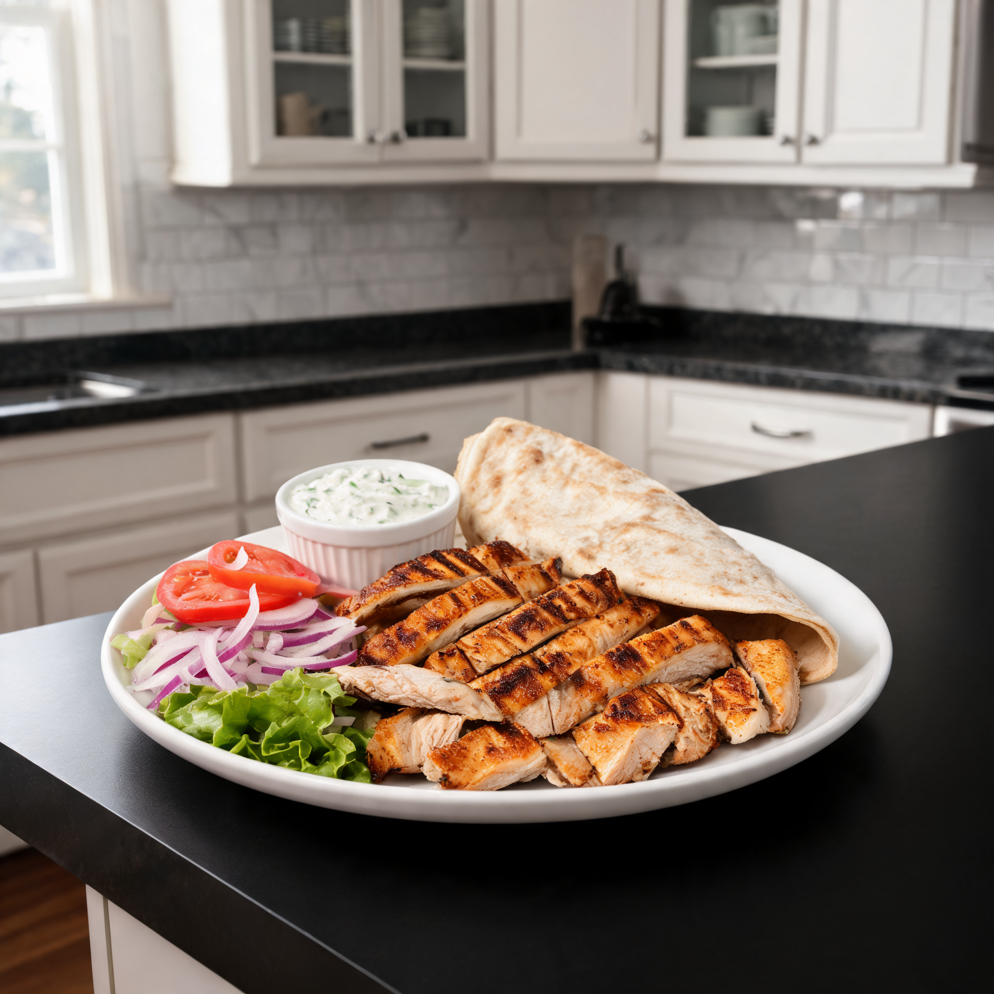 Gyros di Pollo Proteico Fatto in Casa