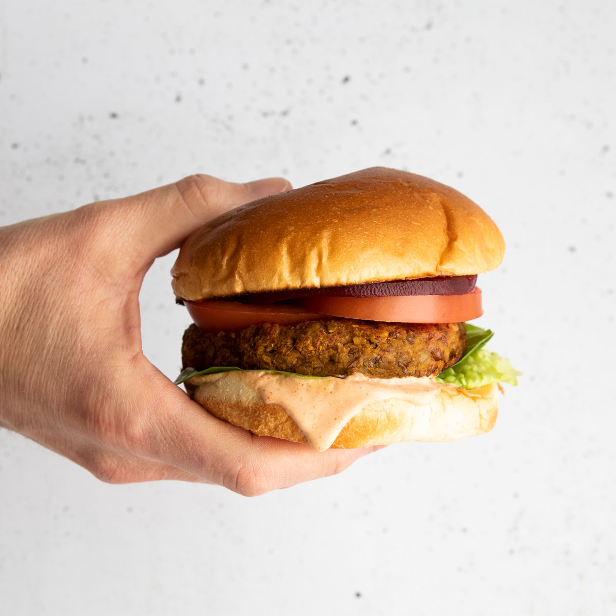 Hamburger di lenticchie