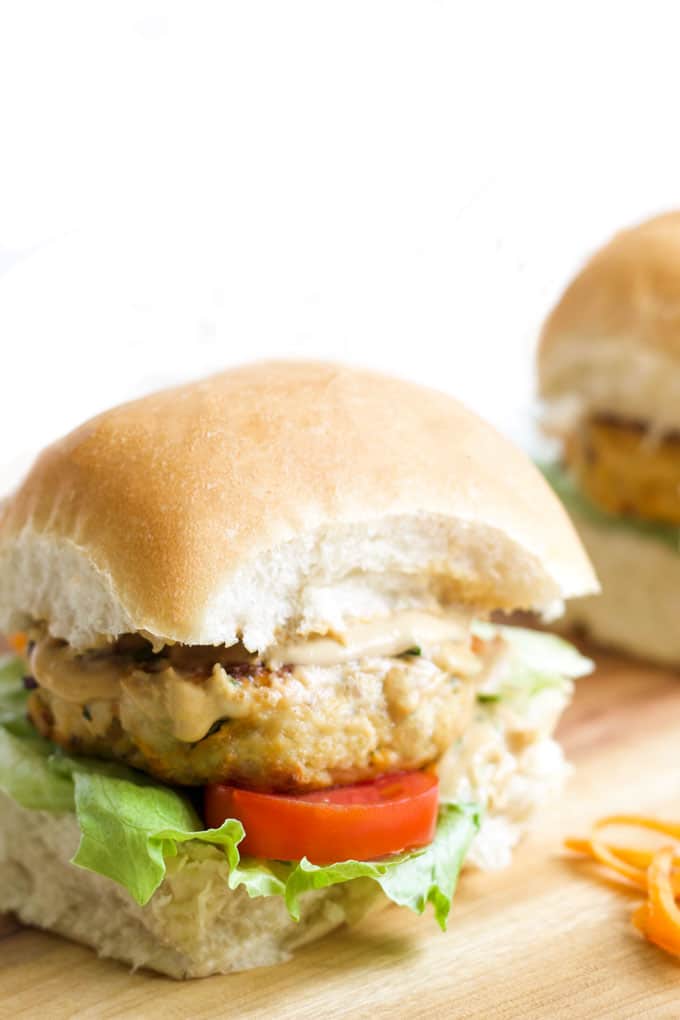 Hamburger di pollo satay