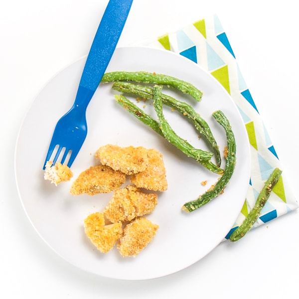 Nuggets di pollo salutari per neonati e bambini