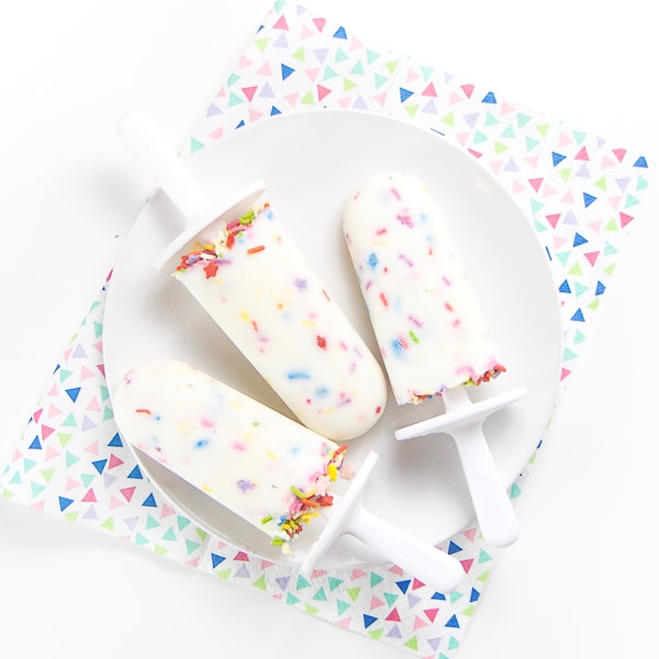 Ghiaccioli Funfetti salutari per bambini e neonati