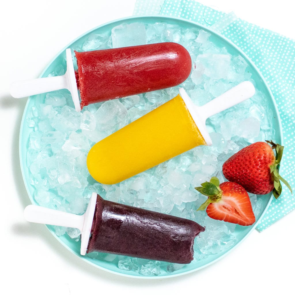 Ghiaccioli Alla Frutta Fatti In Casa (3 Ingredienti)