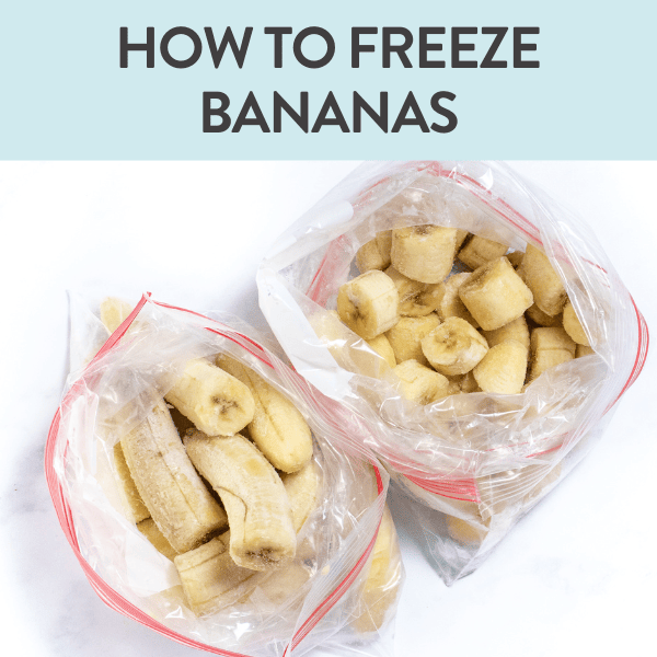 Il modo più semplice per congelare le banane (5 minuti)