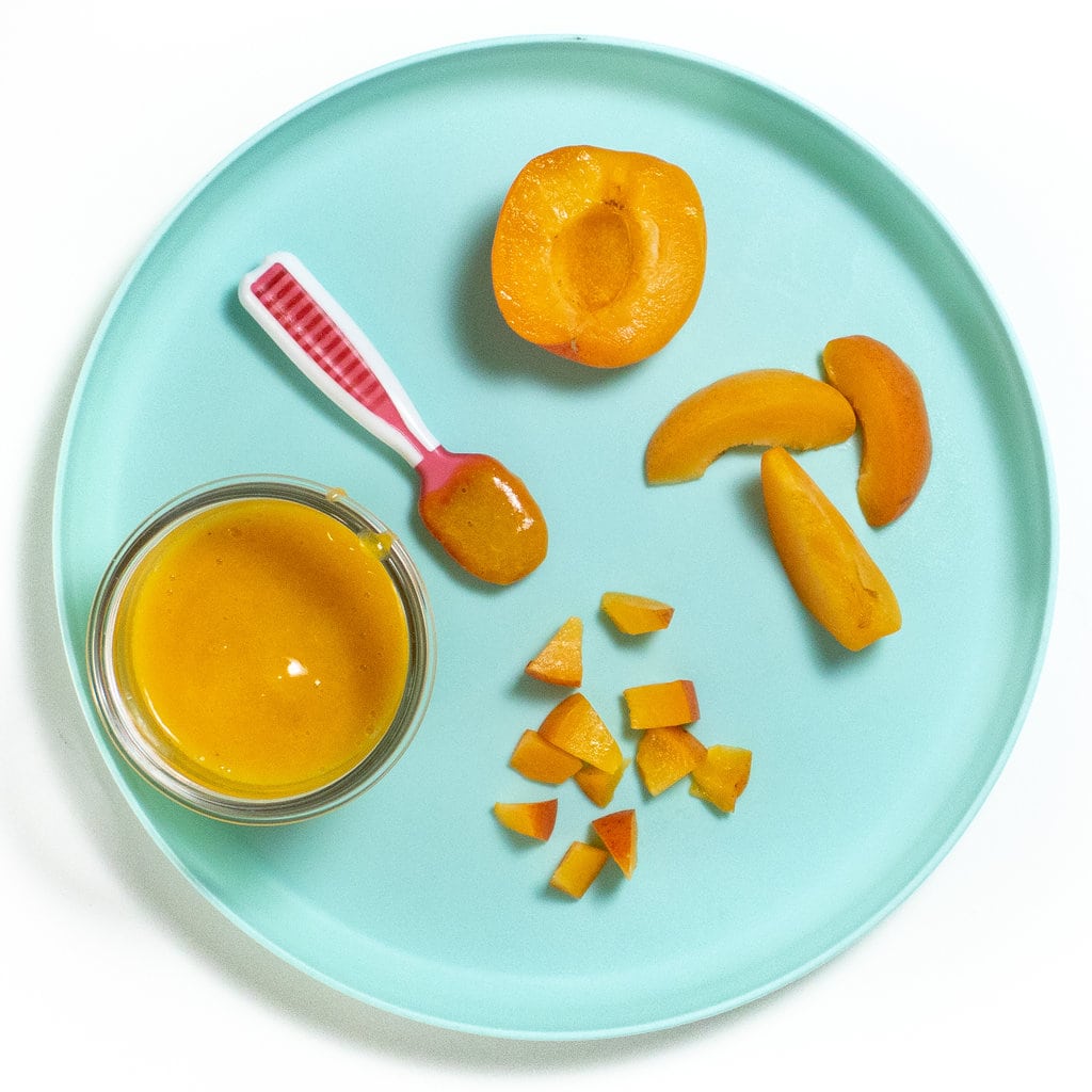 Come servire le albicocche ai bambini (purea e blw)