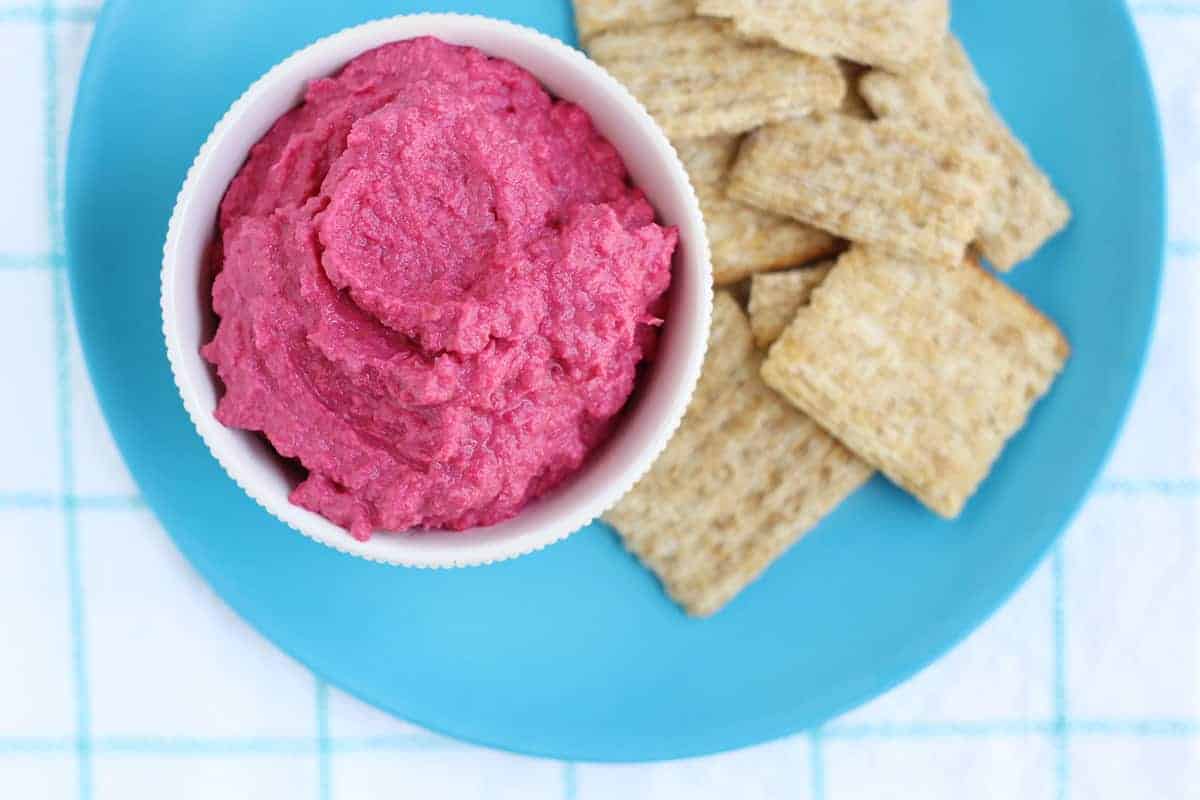 Hummus di barbabietola facile