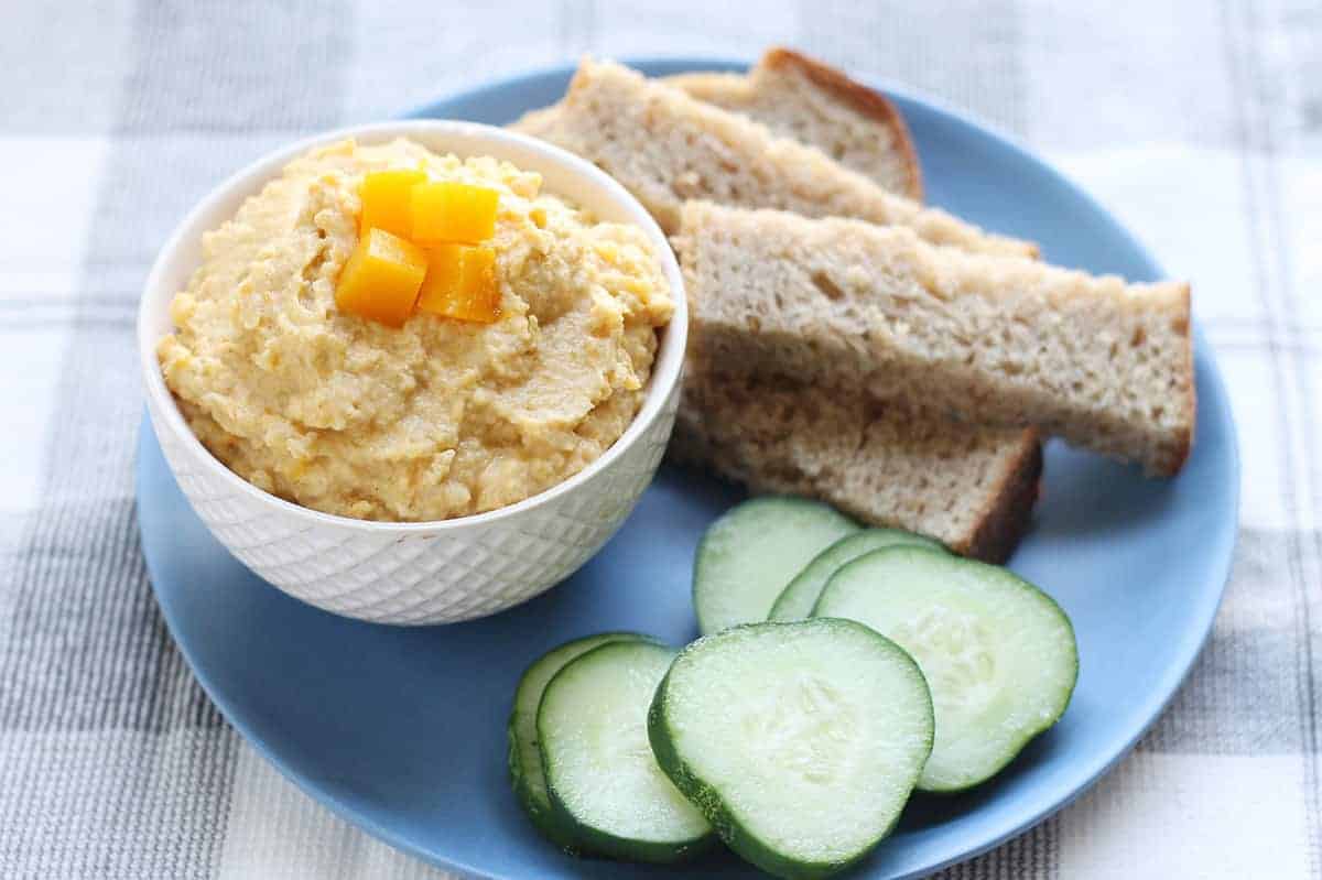 Hummus facile di zucca
