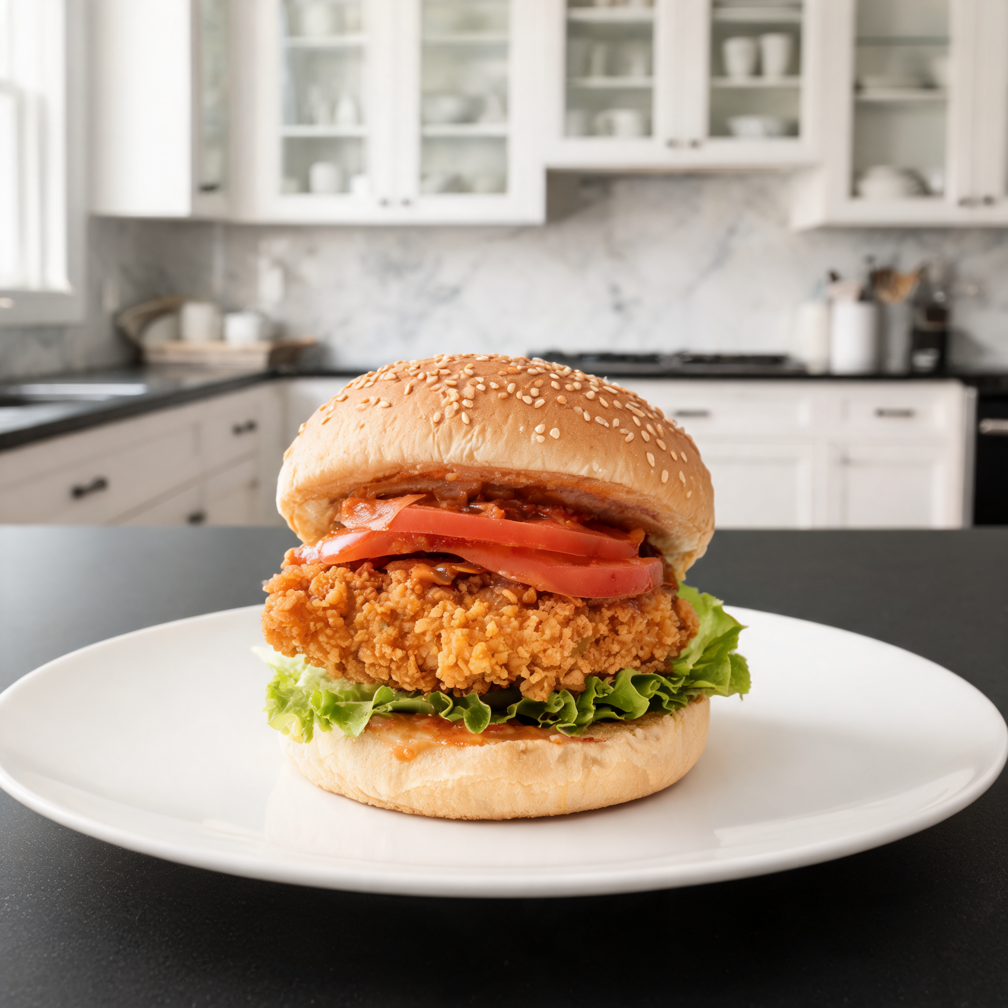 Il Burger del Pollo Croccante - Versione Proteica Light