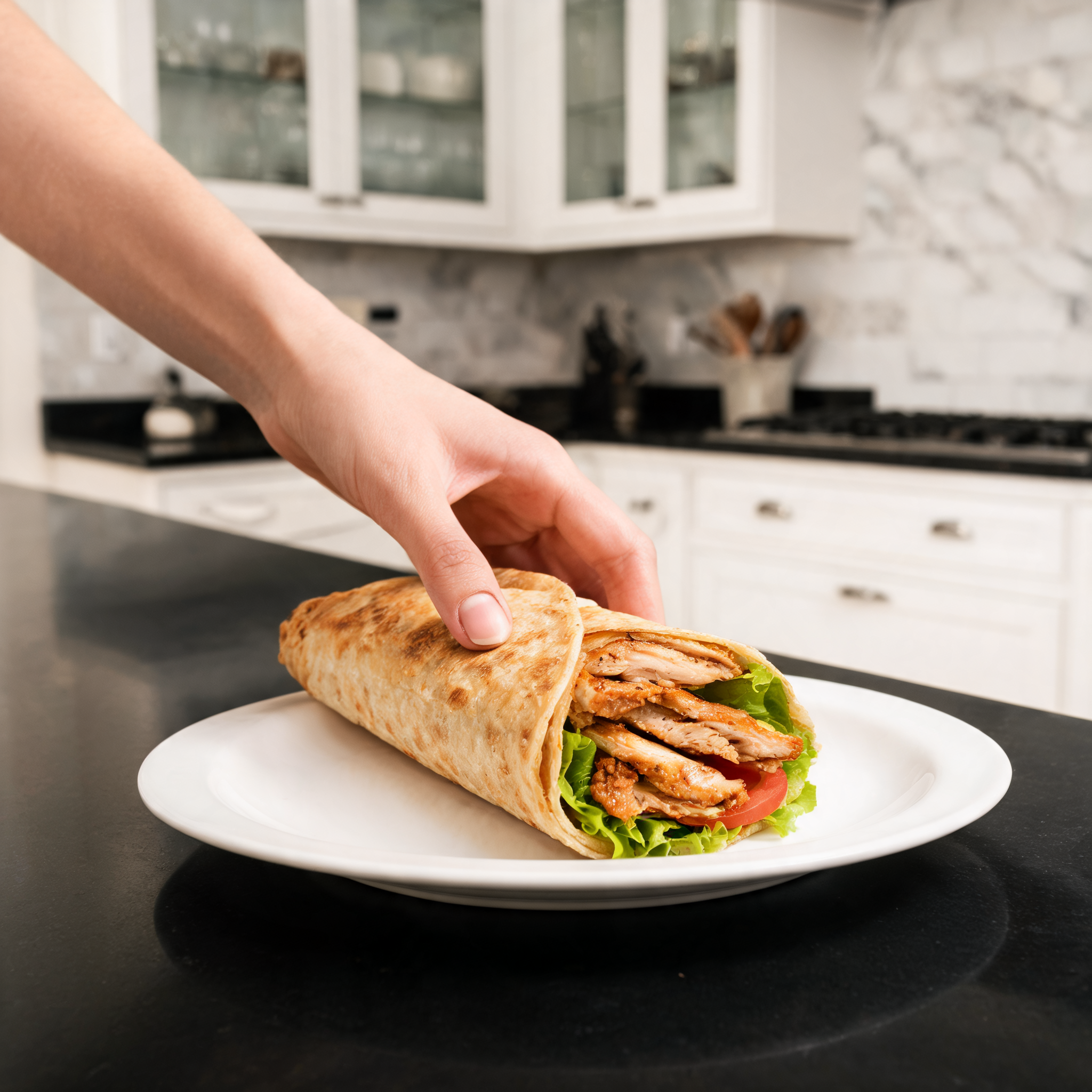 Il Wrap di Pollo Croccante Fatto in Casa - Proteico e Light