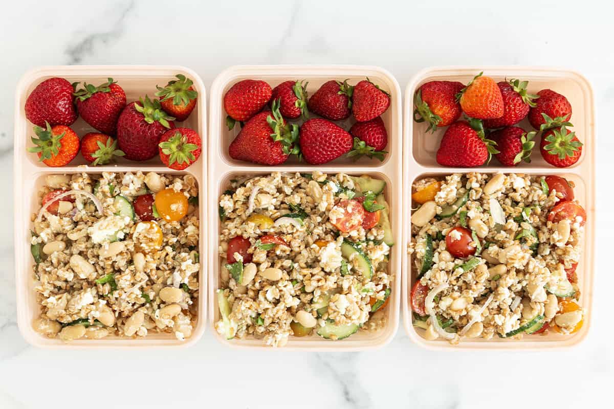 Insalata di farro facile