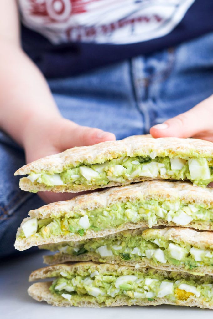 Insalata di uova di avocado