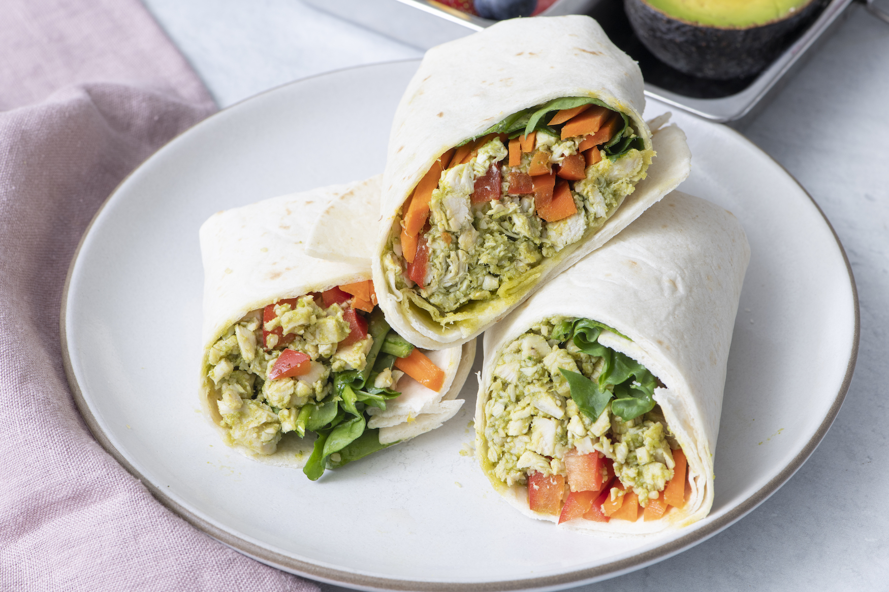 Involtini al pesto di pollo