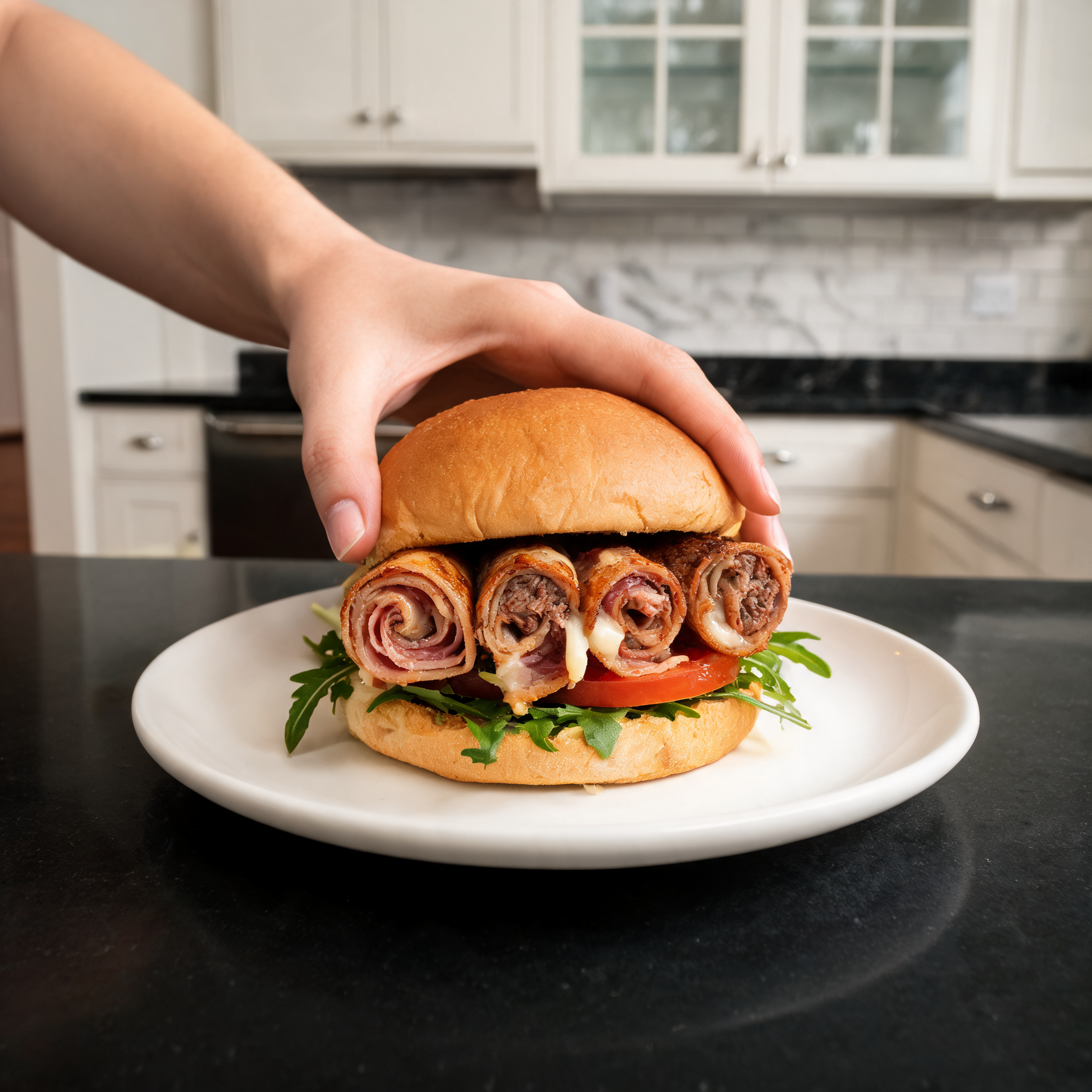 Involtini Burger Proteici - I Panzerotti del Fitness