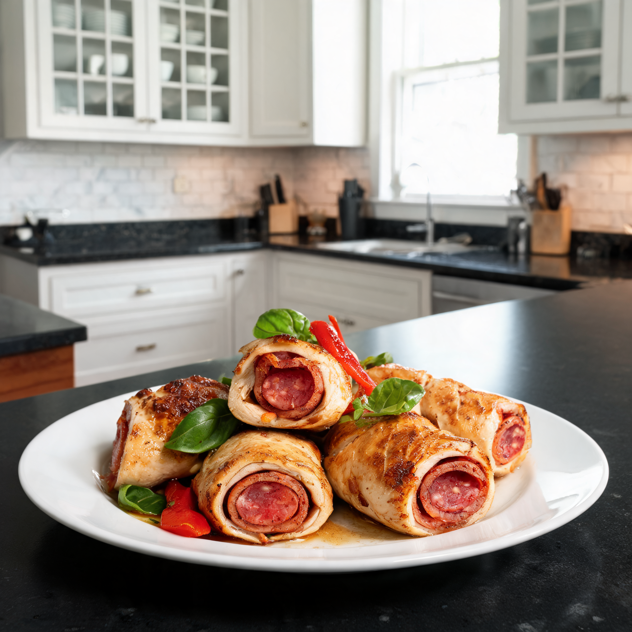 Involtini di Pollo alla Pepperoni - La Bomba Proteica