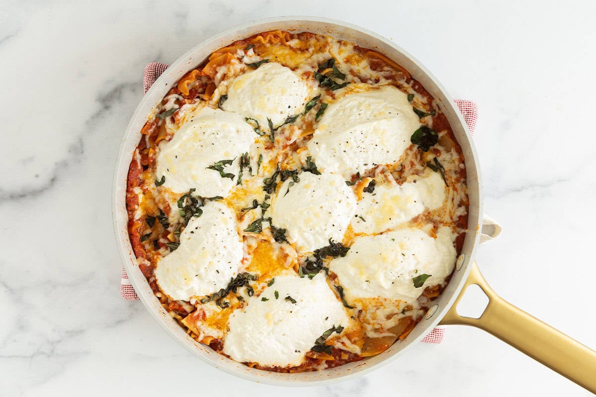 Lasagne facili in padella