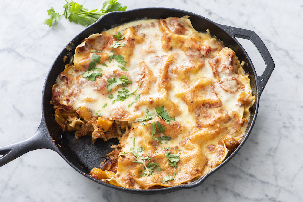 Lasagne Vegetariane In Padella