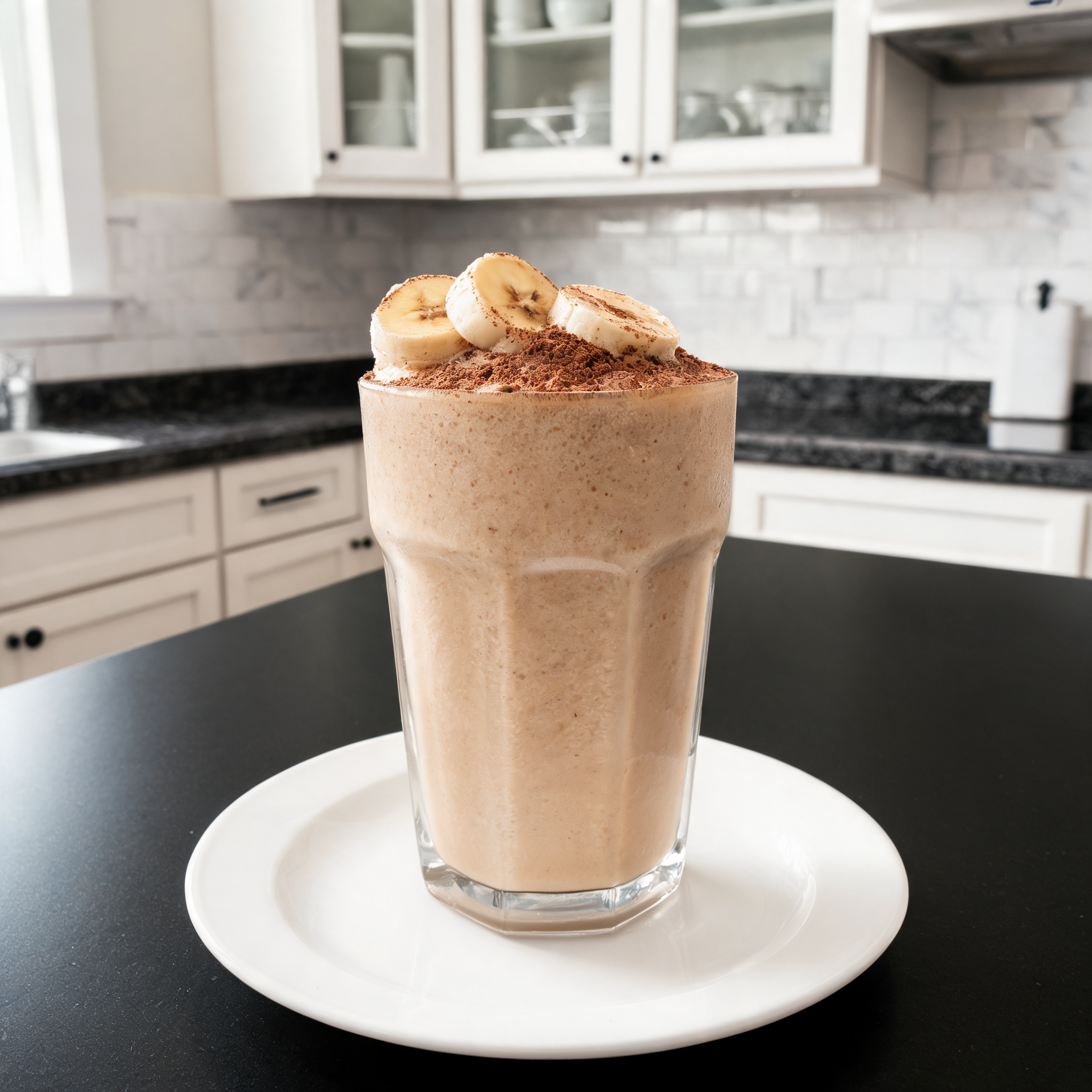 Frappè freddo alla banana e caffè (proteico)