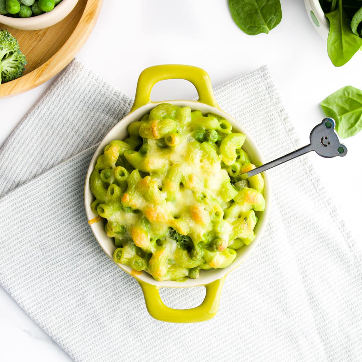 Mac verde e formaggio