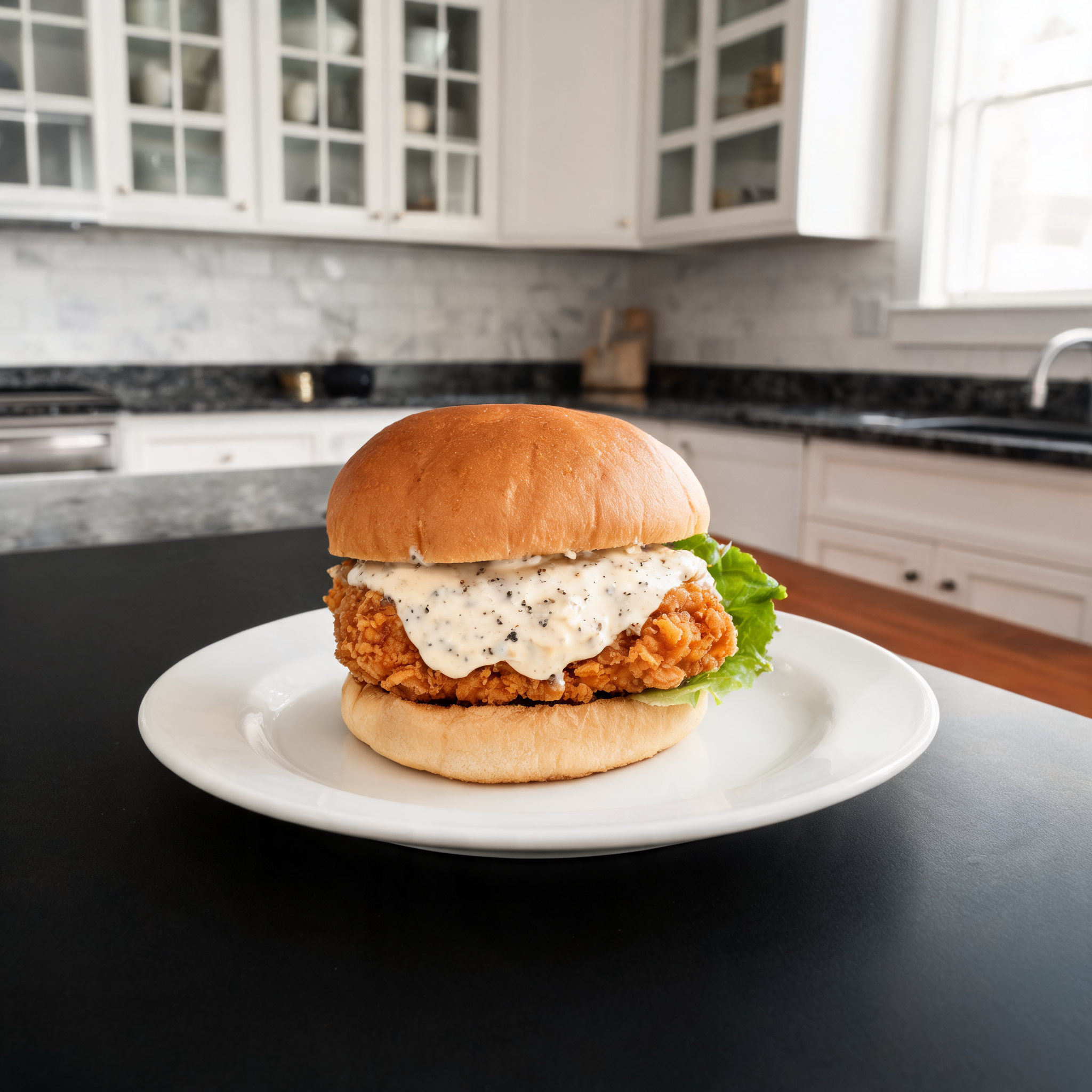 Mini Burger di Pollo Croccanti con Maionese al Pepe