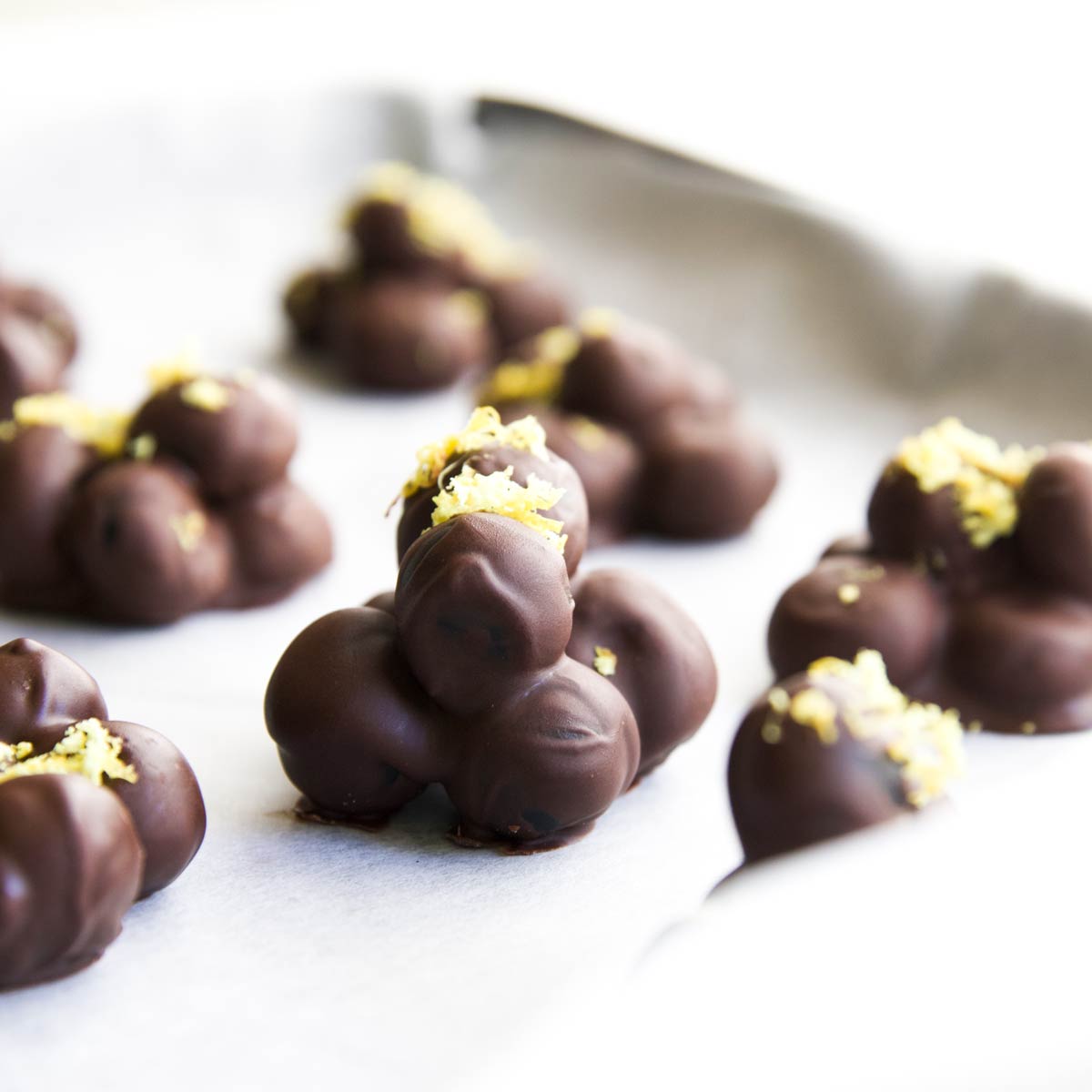 Mirtilli Ricoperti Di Cioccolato
