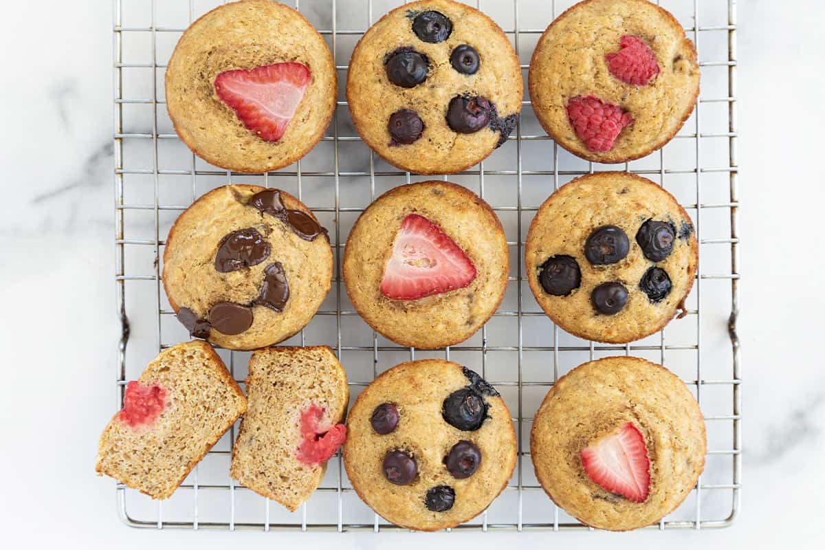 Muffin ai frutti di bosco preferiti