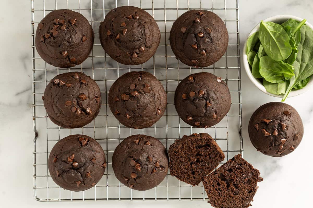 Muffin al cioccolato salutari