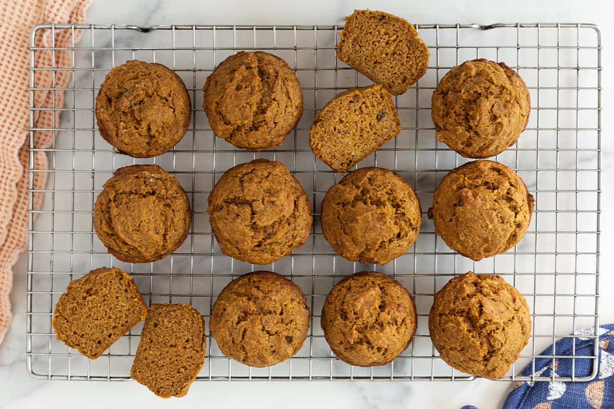 Muffin alla zucca e banane