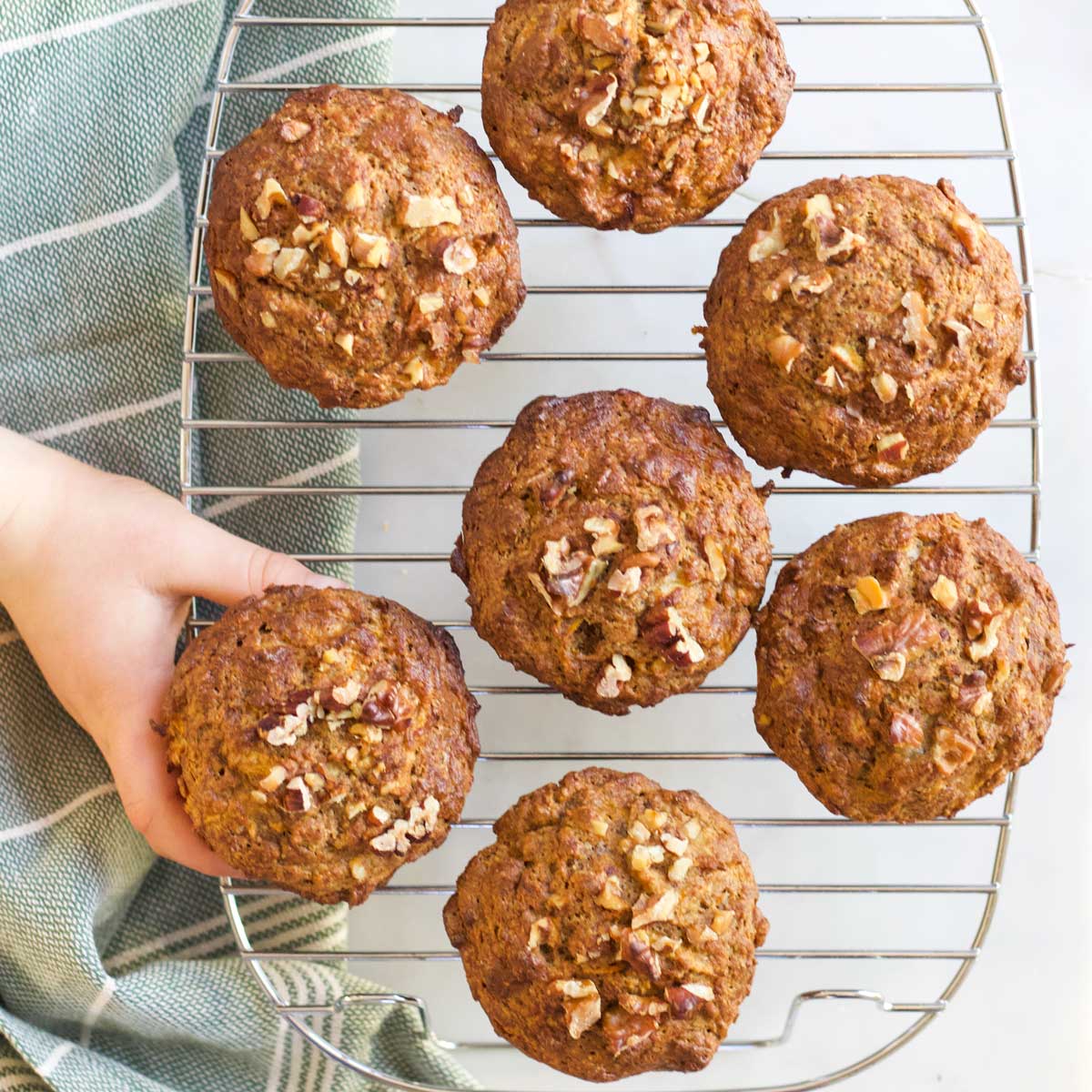 Muffin alle carote e mele