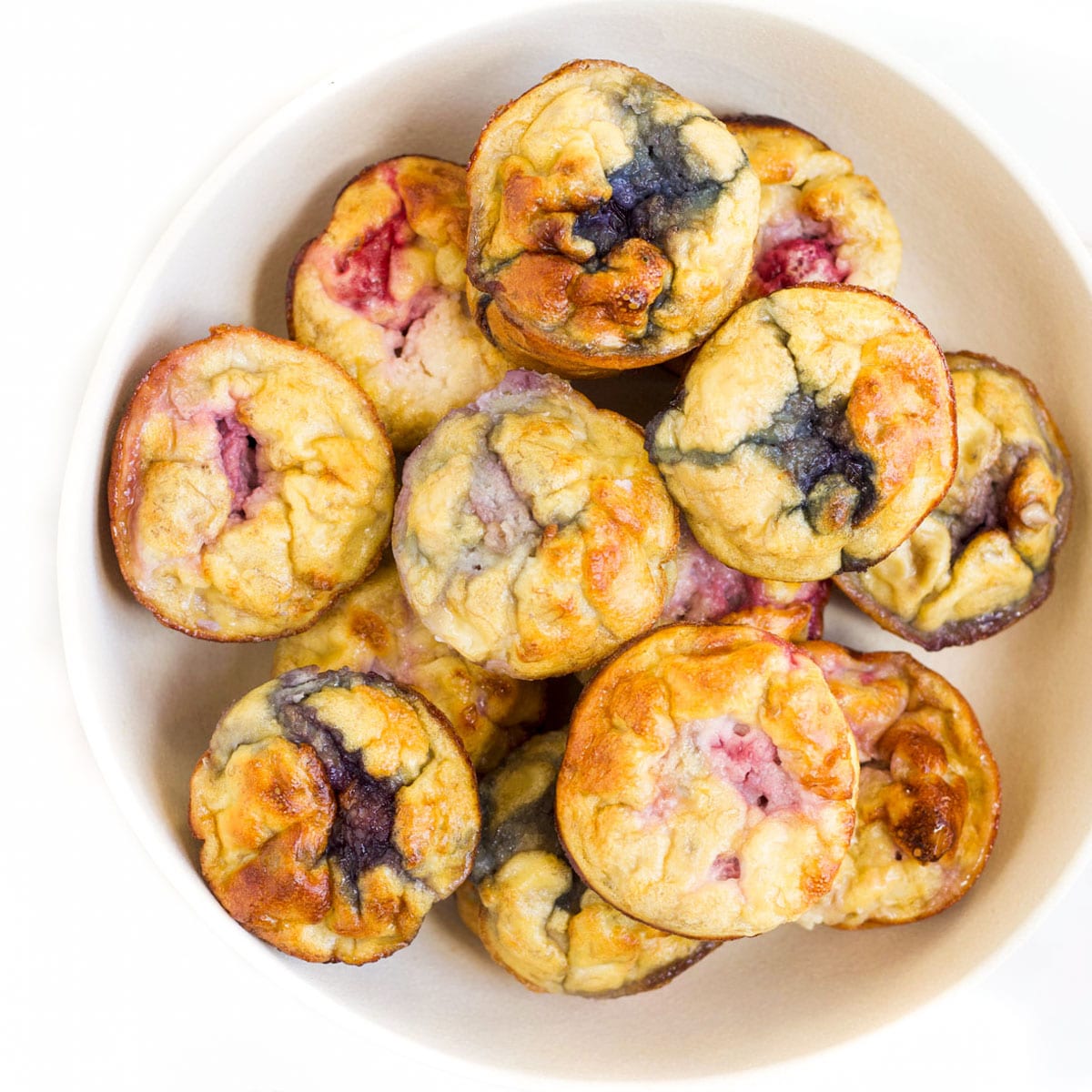 Muffin all'uovo e banana