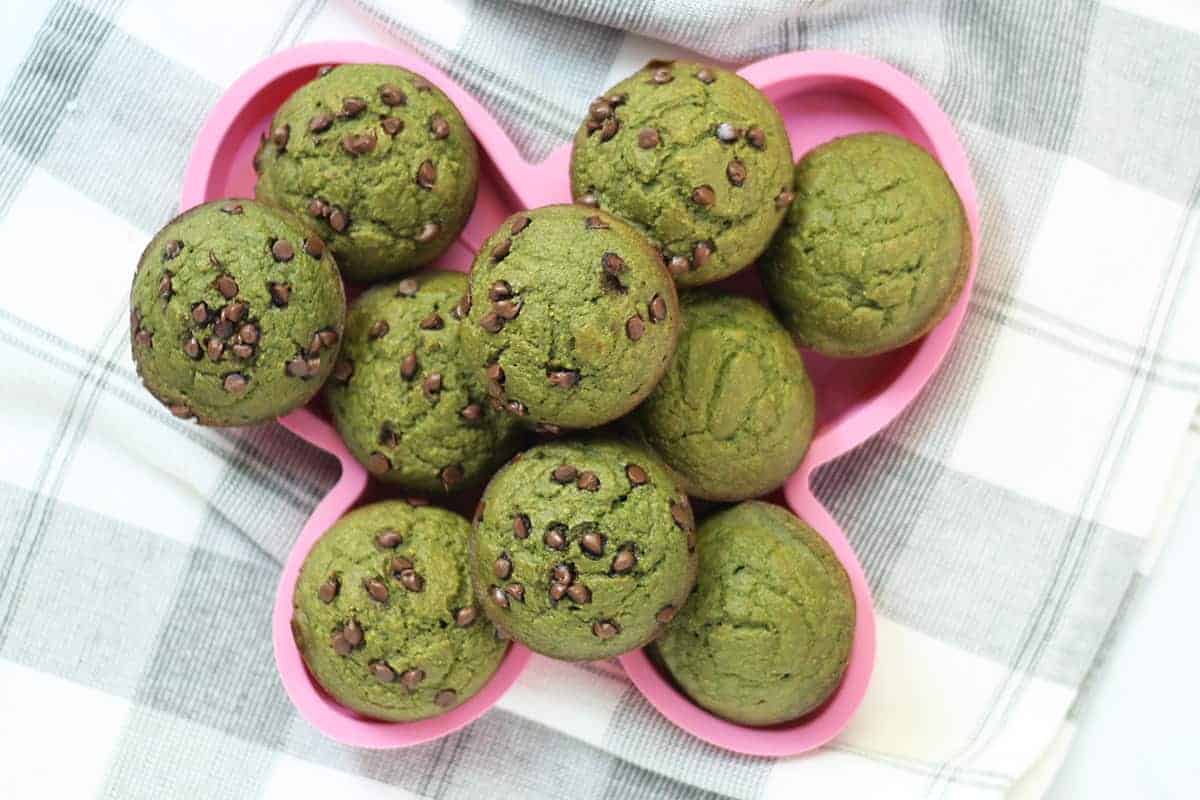 Muffin Dolci agli Spinaci e Banana