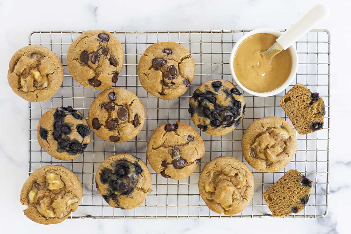 Muffin preferiti al burro di arachidi