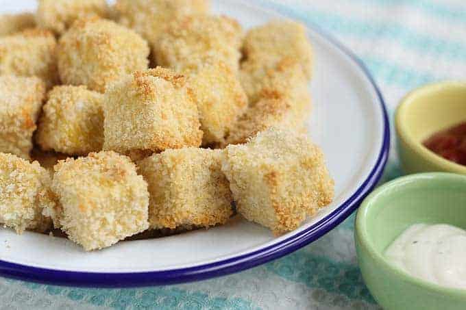 Nuggets croccanti di tofu al forno