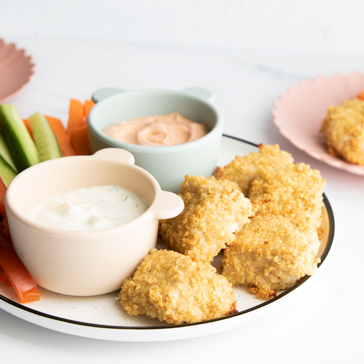 Nuggets di pollo alla quinoa