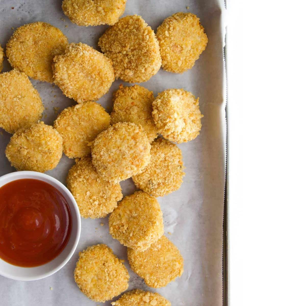 Nuggets di pollo con verdure