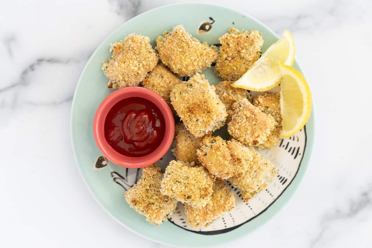 Nuggets di salmone croccanti