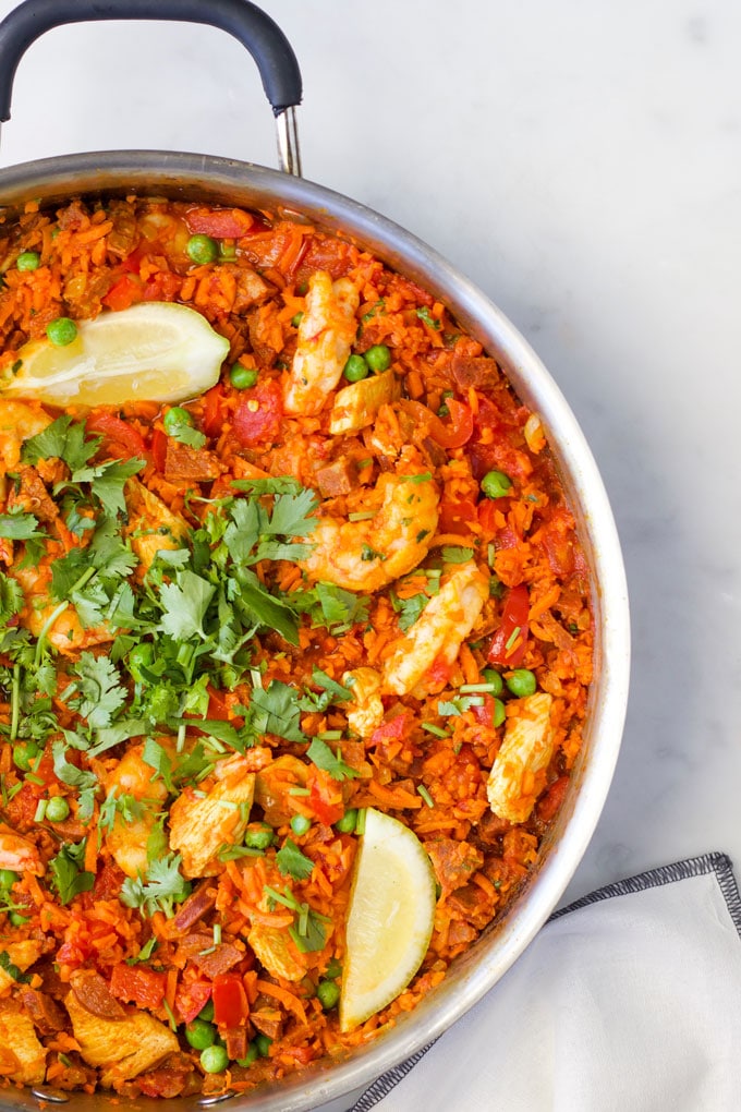 Paella Di Riso E Carote